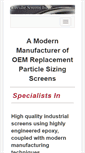 Mobile Screenshot of circularscreens.com